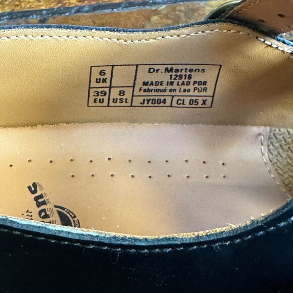 Dr Martens Air Ware Black Leather Mary Janes, US Size 8 - Picture 5 of 7